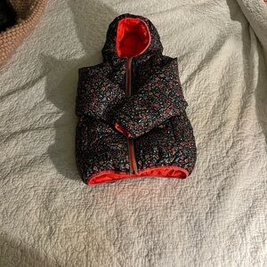 Hanna Andersson Kids Jacket - Dark blue with Multicolor Floral